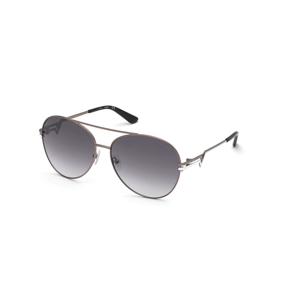 Gray Metal Sunglasses