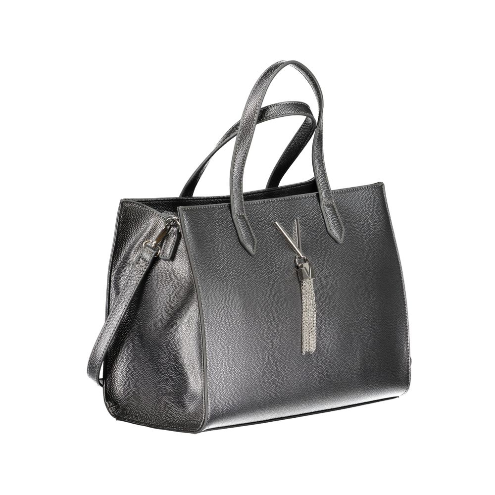 Gray Polyethylene Handbag