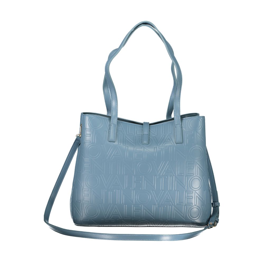 Light Blue Polyethylene Handbag