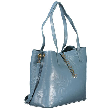 Light Blue Polyethylene Handbag