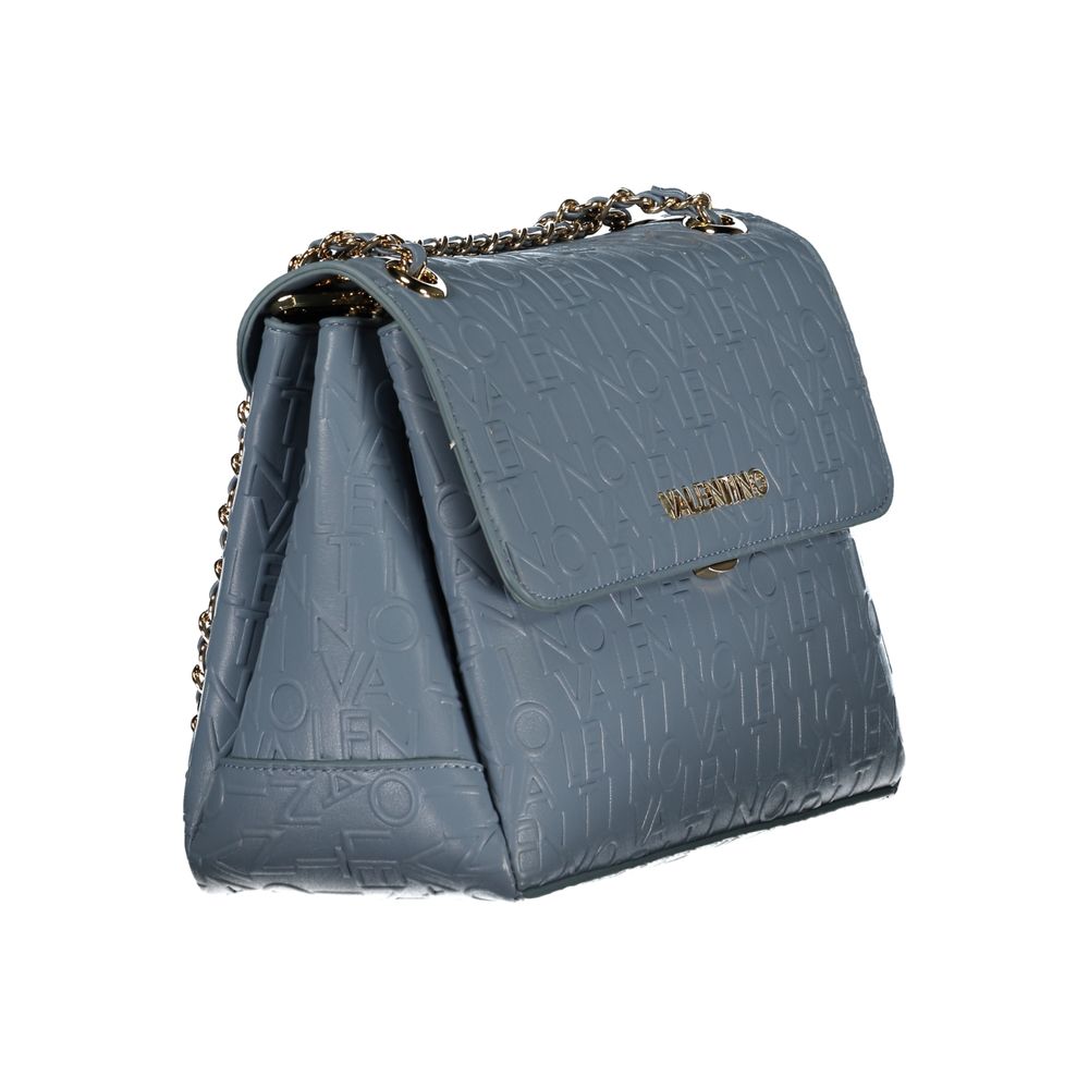 Light Blue Polyethylene Handbag