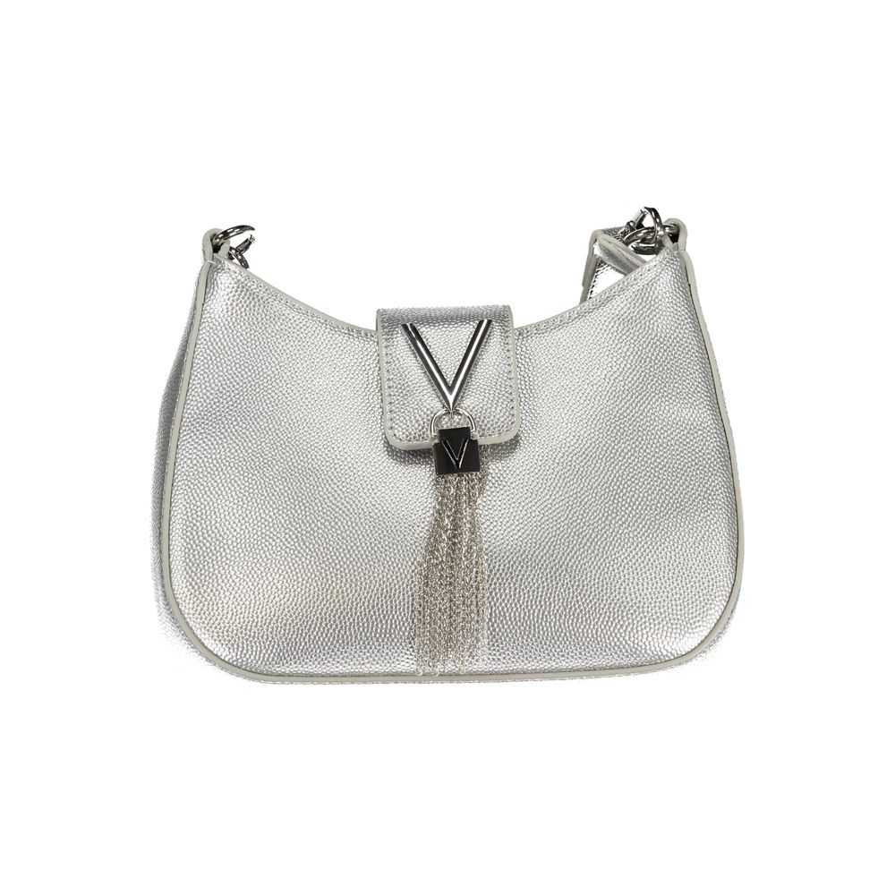 Silver Polyethylene Handbag