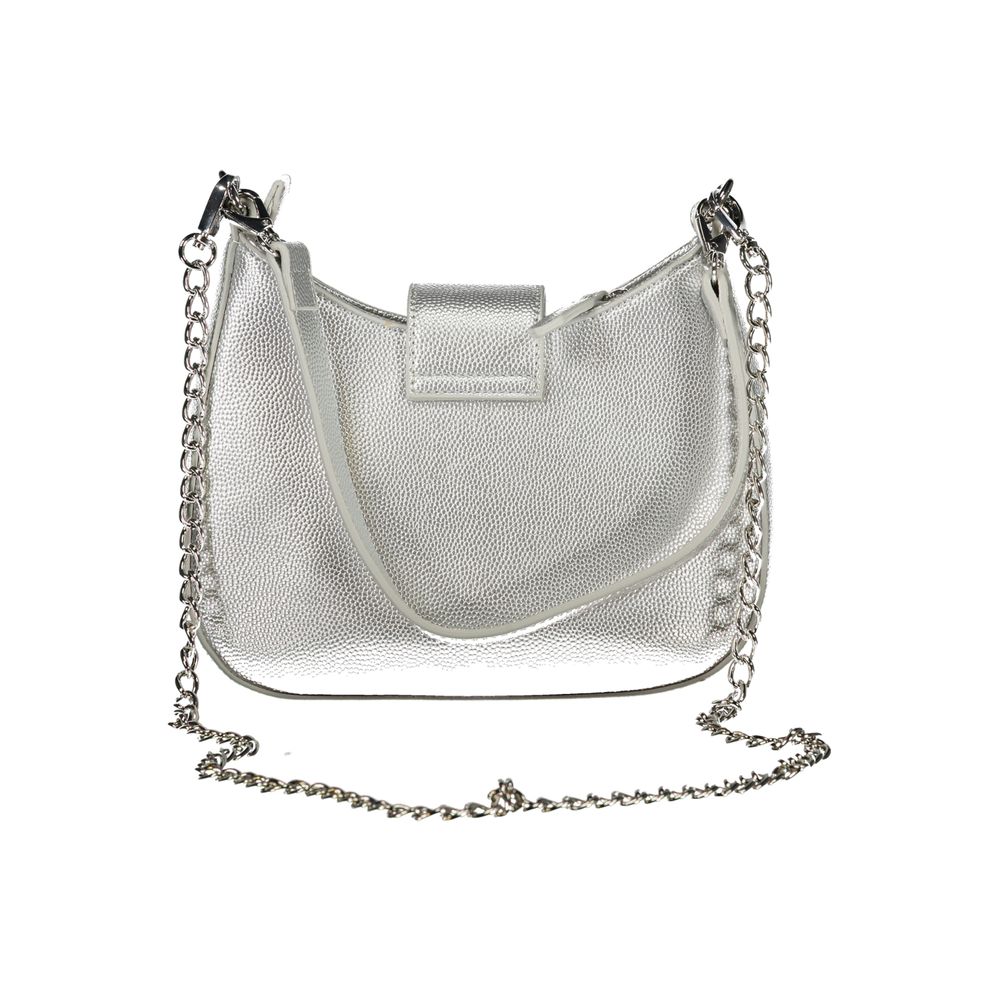 Silver Polyethylene Handbag