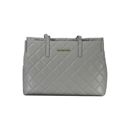 Gray Polyethylene Handbag