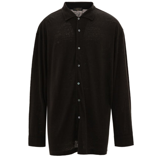 Black Linen Shirt