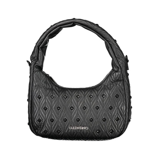 Black Polyethylene Women Handbag