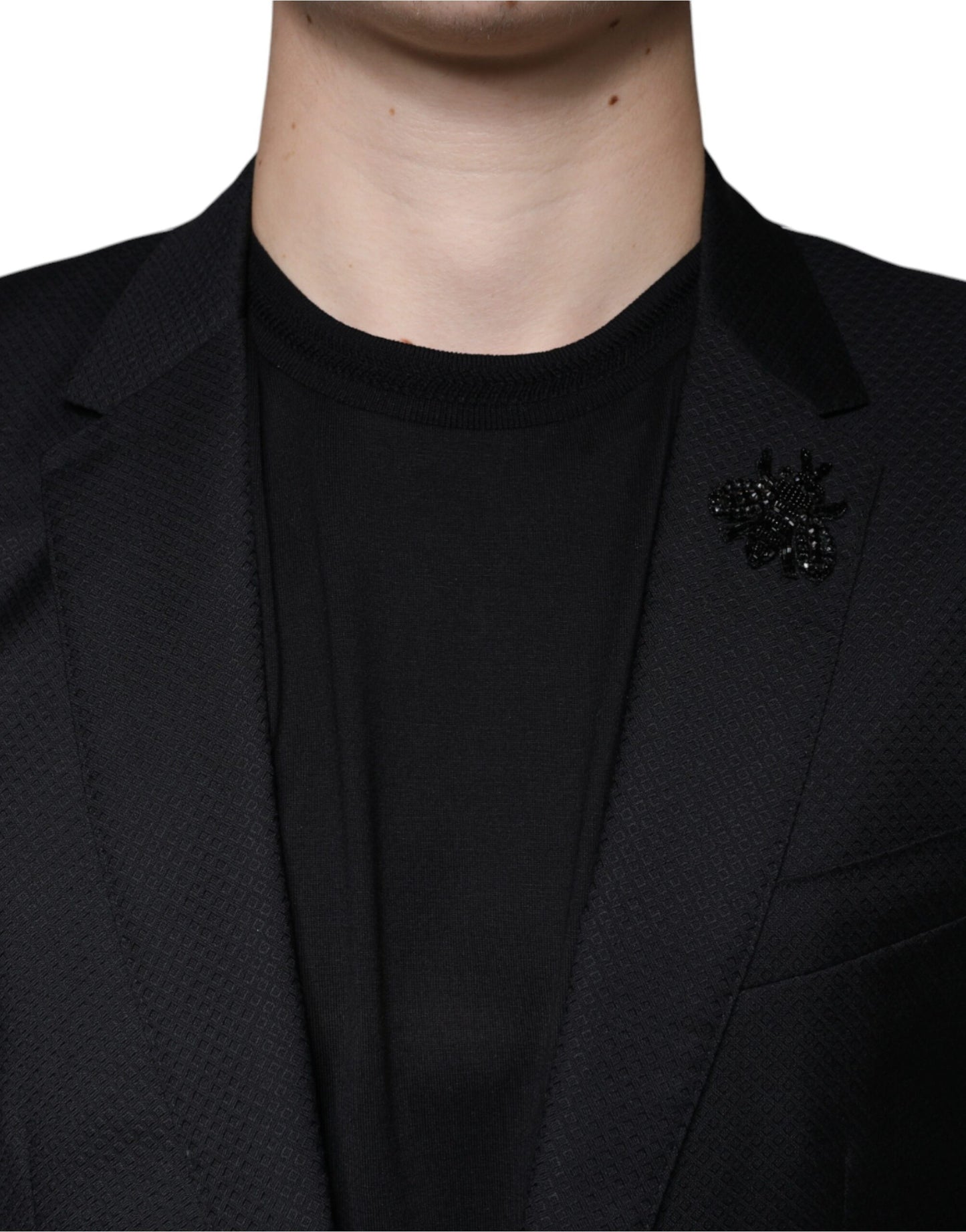 Black MARTINI Bee Single Breasted Blazer