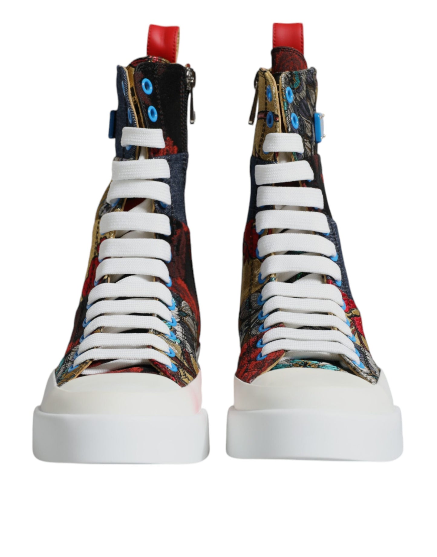 Multicolor Patchwork High Top Sneakers Shoes