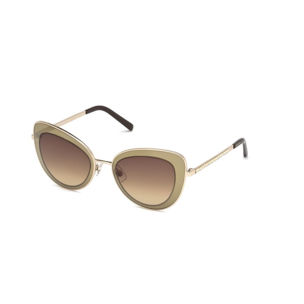 Brown Metal Sunglasses