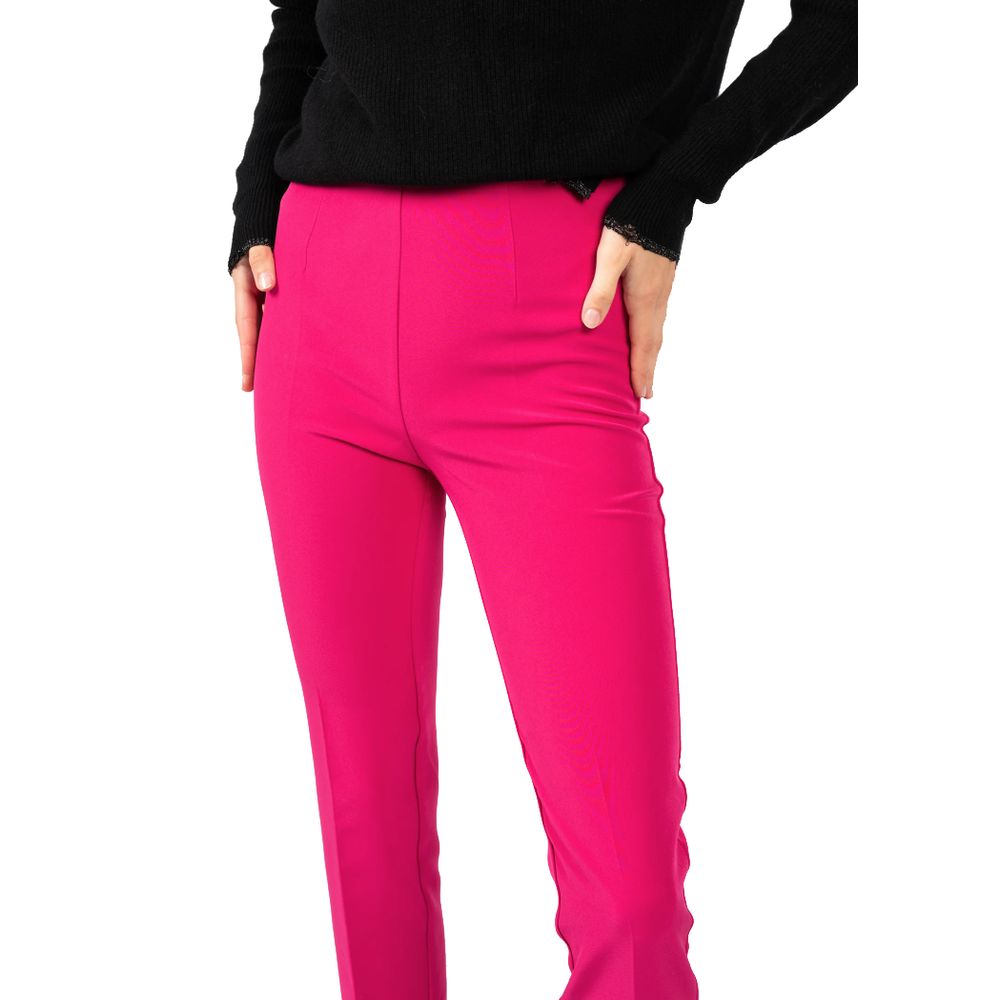 Fuchsia Polyester Sweater