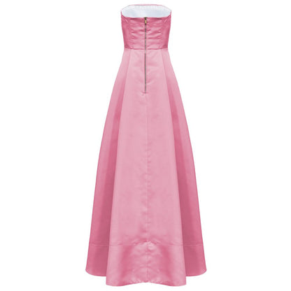 Pink Polyester Dress