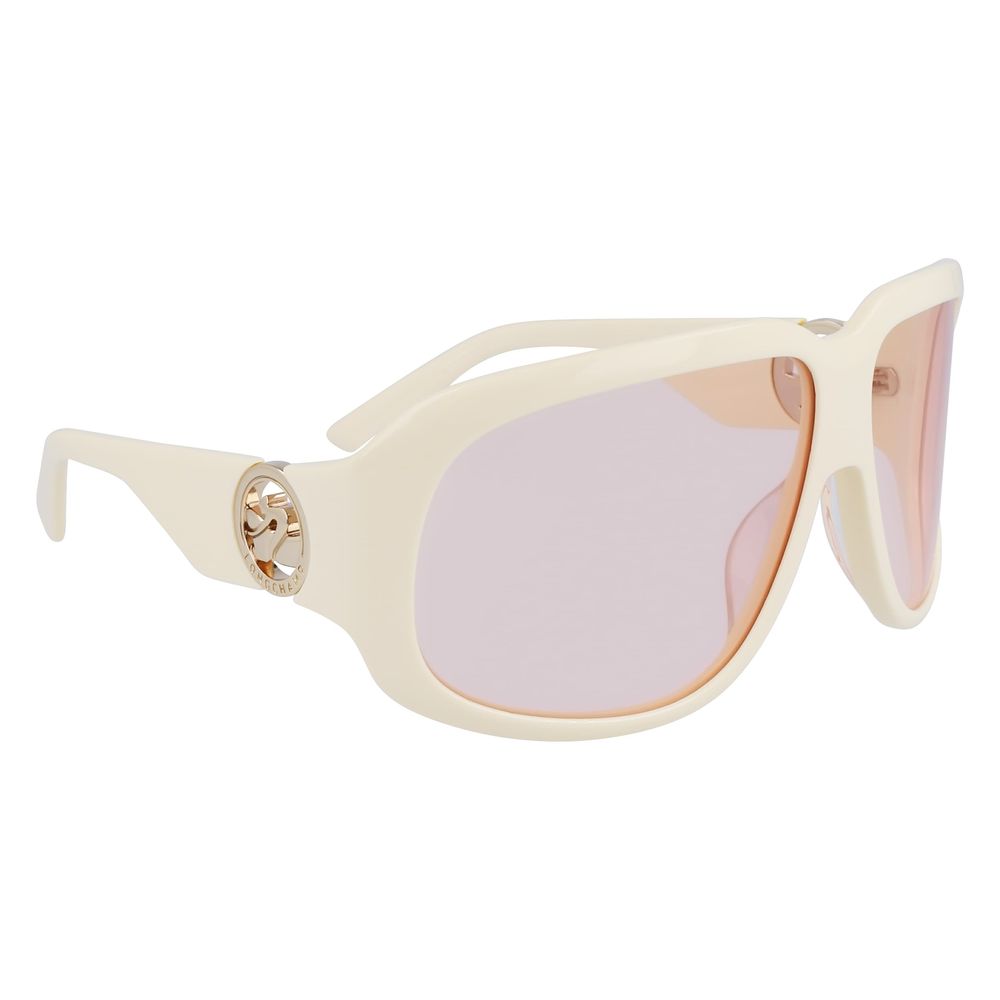 White Acetate Sunglasses