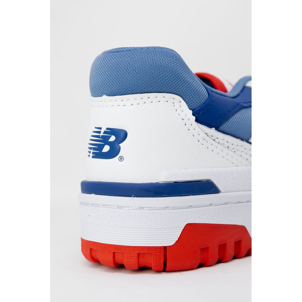 Blue Synthetic Leather Sneaker