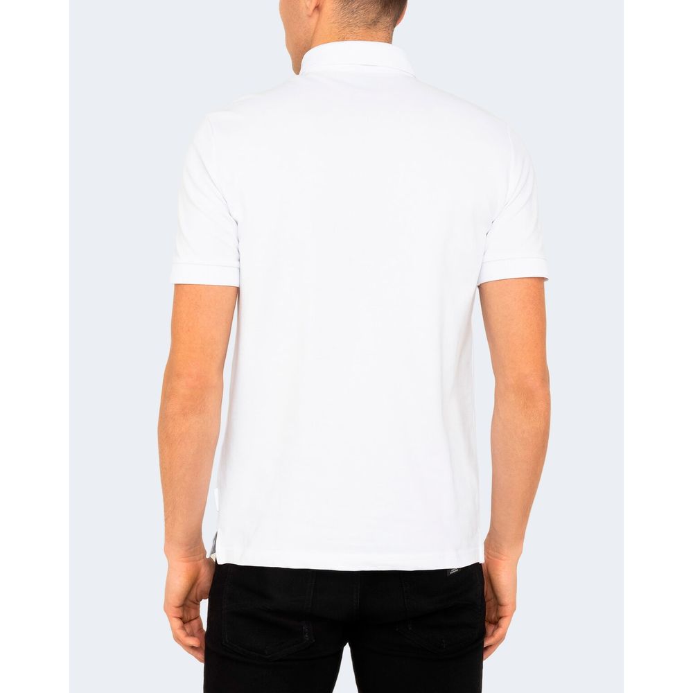 White Cotton Polo Shirt