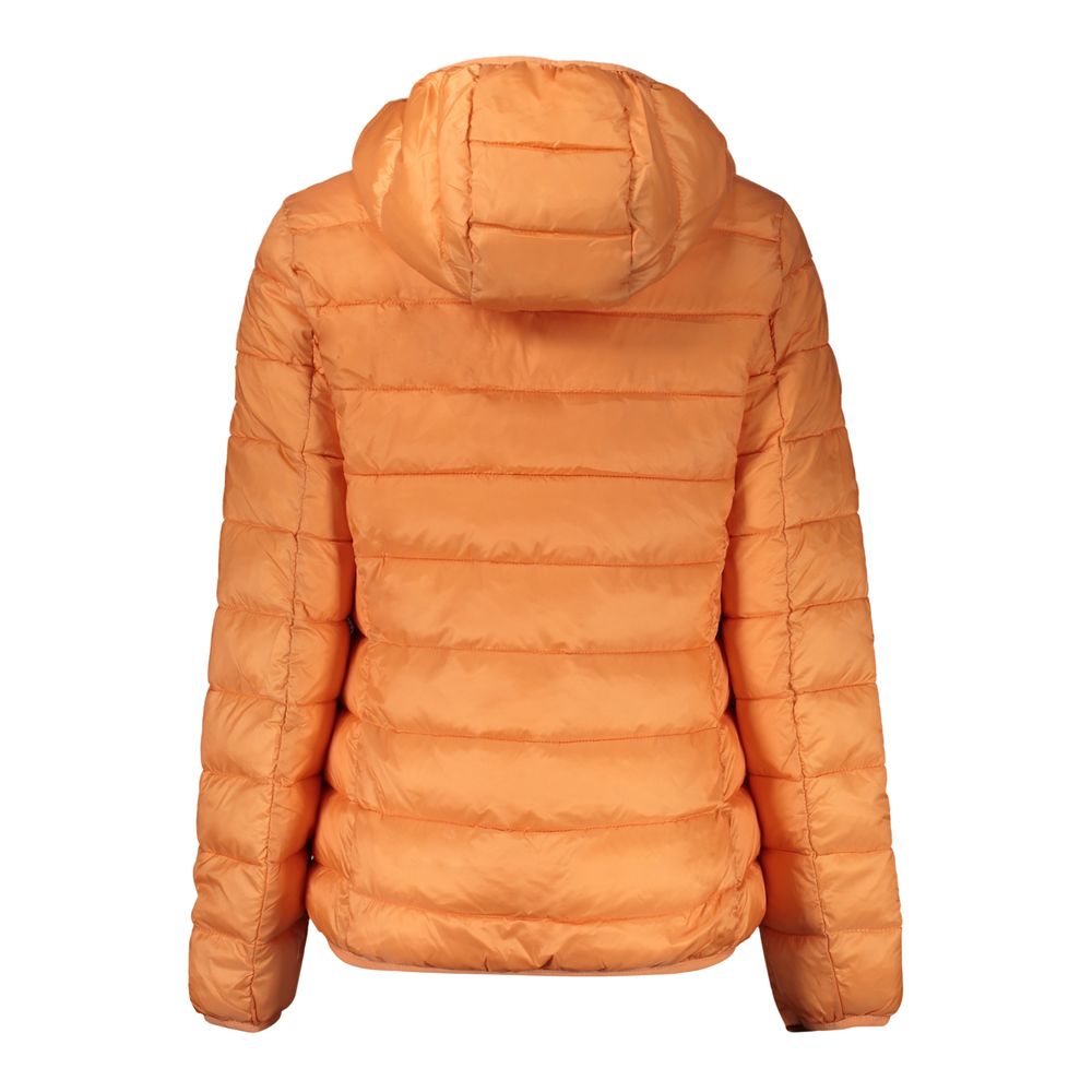 Orange Polyamide Jackets & Coat