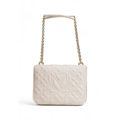 Beige Polyethylene Handbag