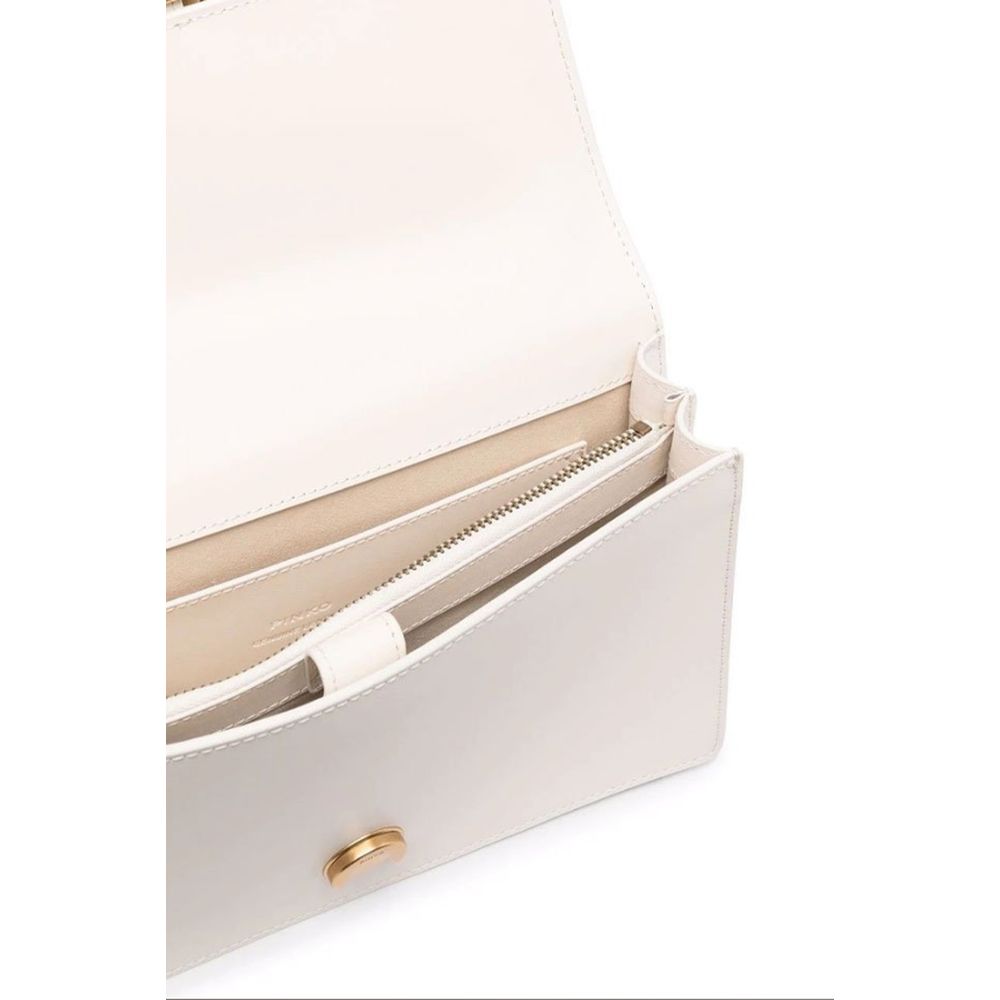 White Leather Handbag