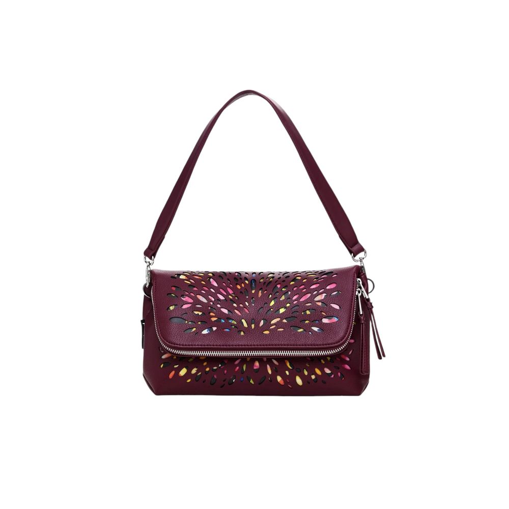 Bordeaux Polyethylene Handbag