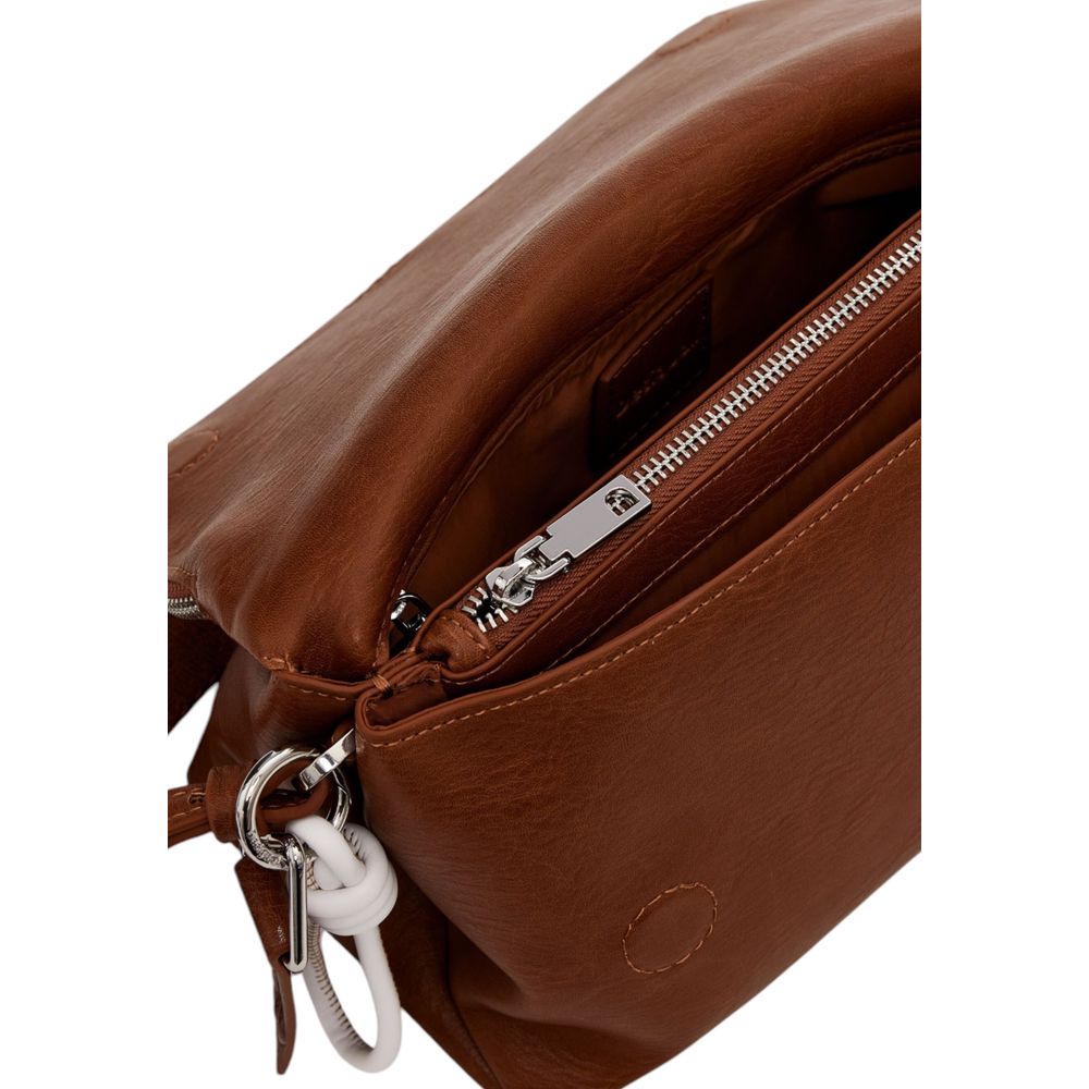 Brown Polyethylene Handbag