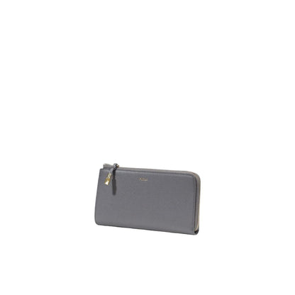 Gray Leather Wallet