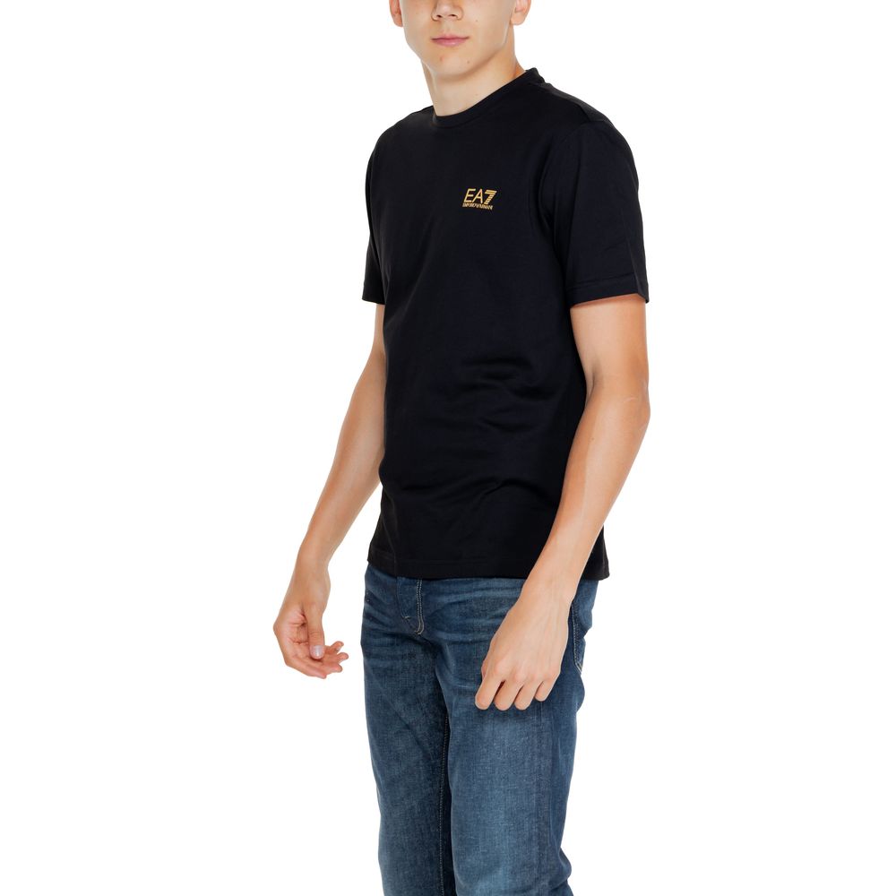 Black Cotton T-Shirt