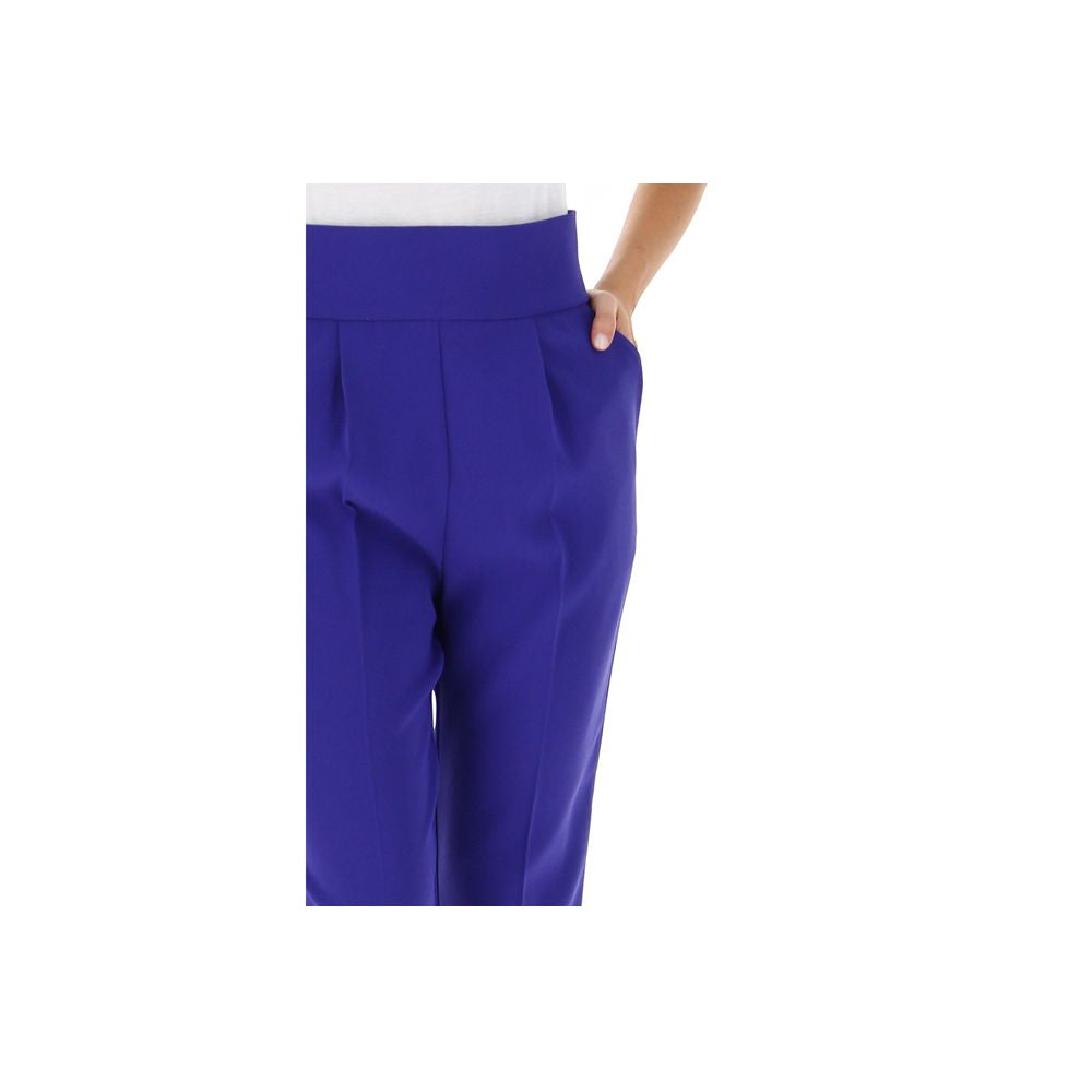 Purple Polyester Jeans & Pant