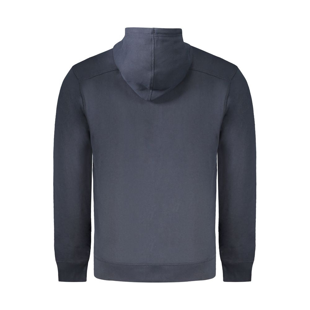 Blue Cotton Men Sweater