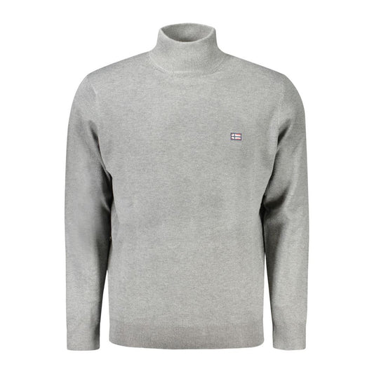 Gray Polyester Sweater