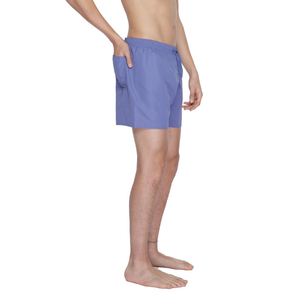 Purple Polyester Swimwear