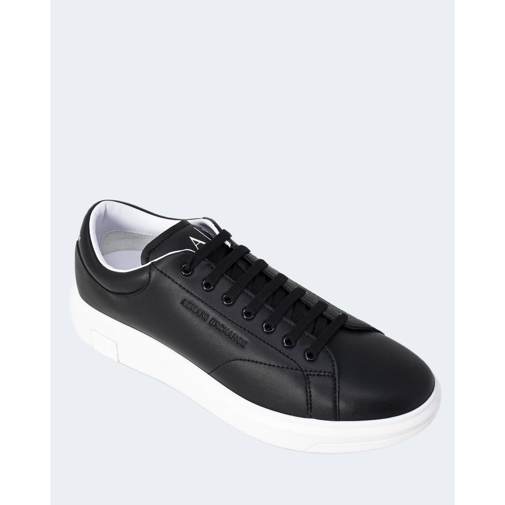 Black Leather Sneaker