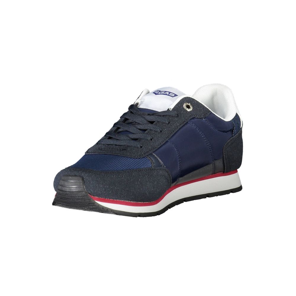 Blue Polyester Sneaker