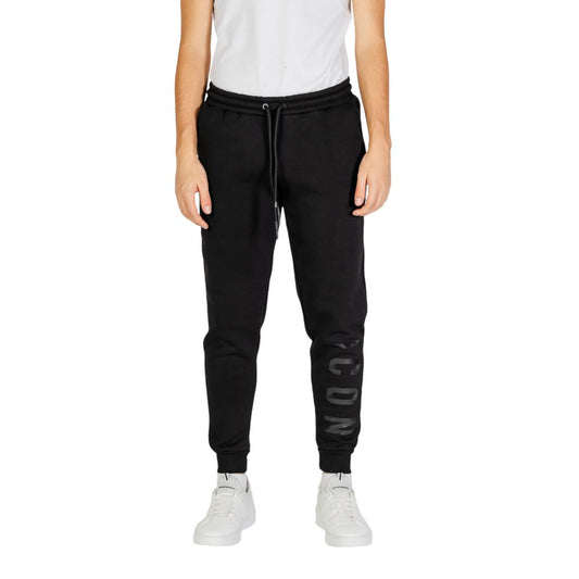 Black Cotton Jeans & Pant