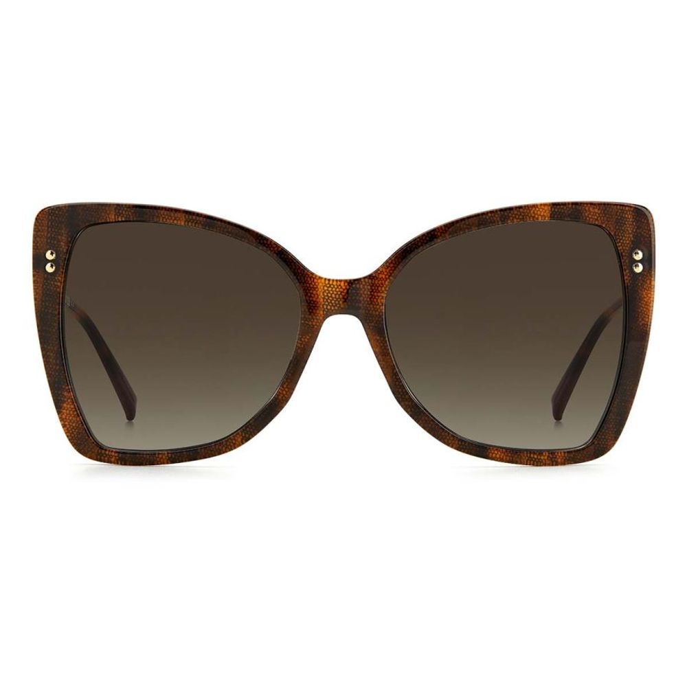 Brown Metal Sunglasses