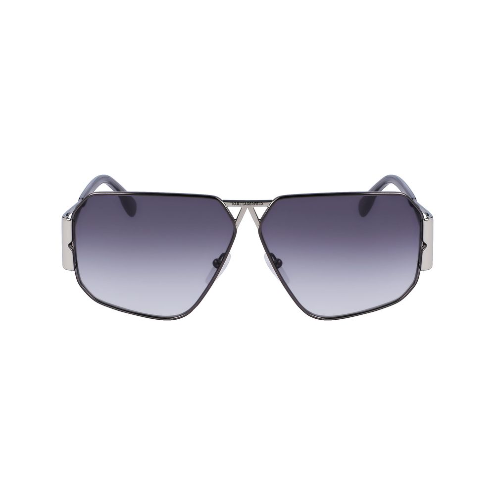 Gray Metal Sunglasses