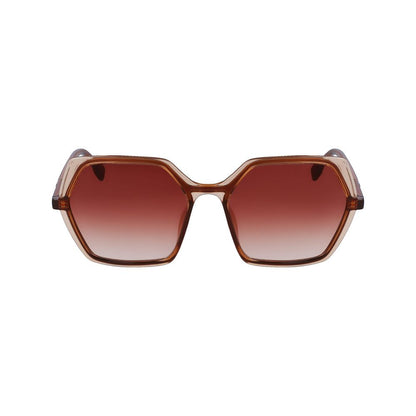 Brown Injected Sunglasses