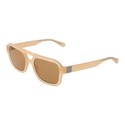 Beige Unisex Sunglasses