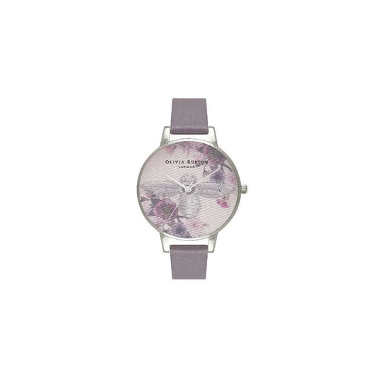 Gray Synthetic Leather Watch