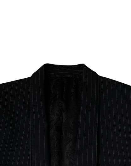 Black Stripe Single Breasted Formal Suit