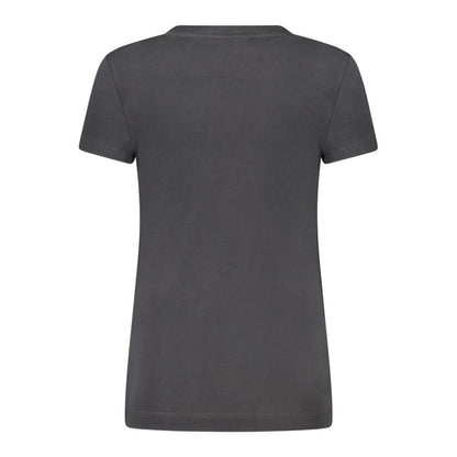 Black Cotton Tops & T-Shirt