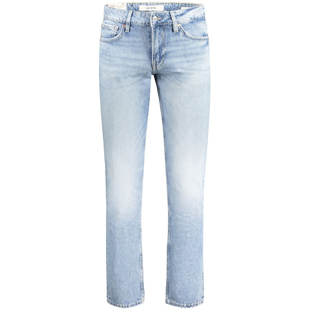 Light Blue Cotton Jeans & Pant