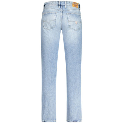 Light Blue Cotton Jeans & Pant