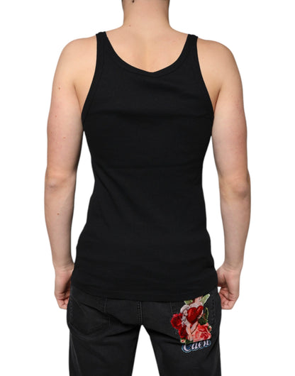 Black Marcello Tank Sleeveless T-shirt