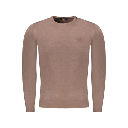 Brown Polyester Sweater