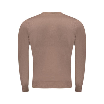 Brown Polyester Sweater