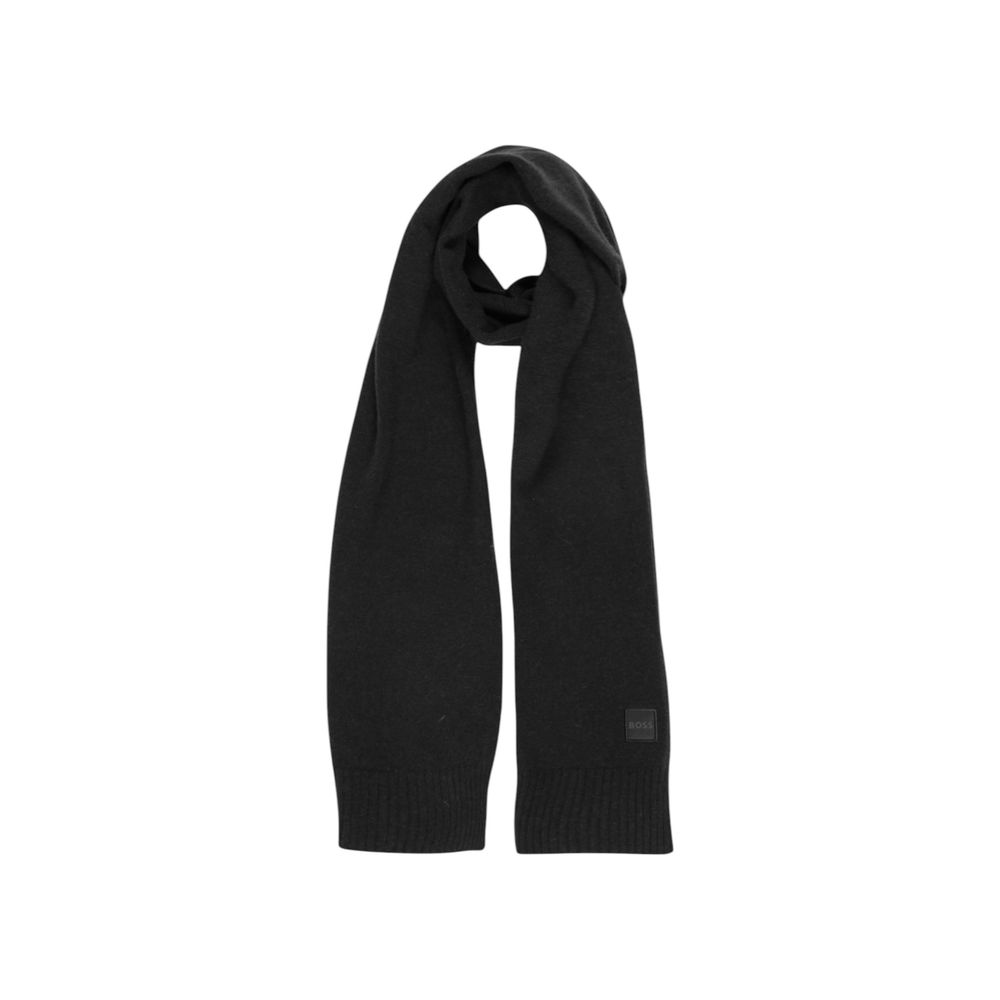 Black Wool Scarf