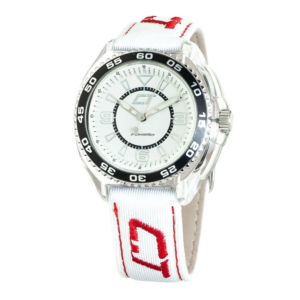 White Leather Watch