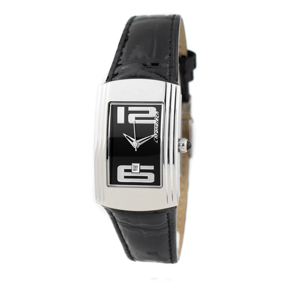 Black Leather Watch