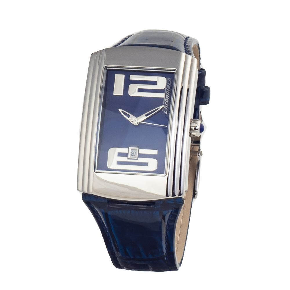 Blue Leather Watch