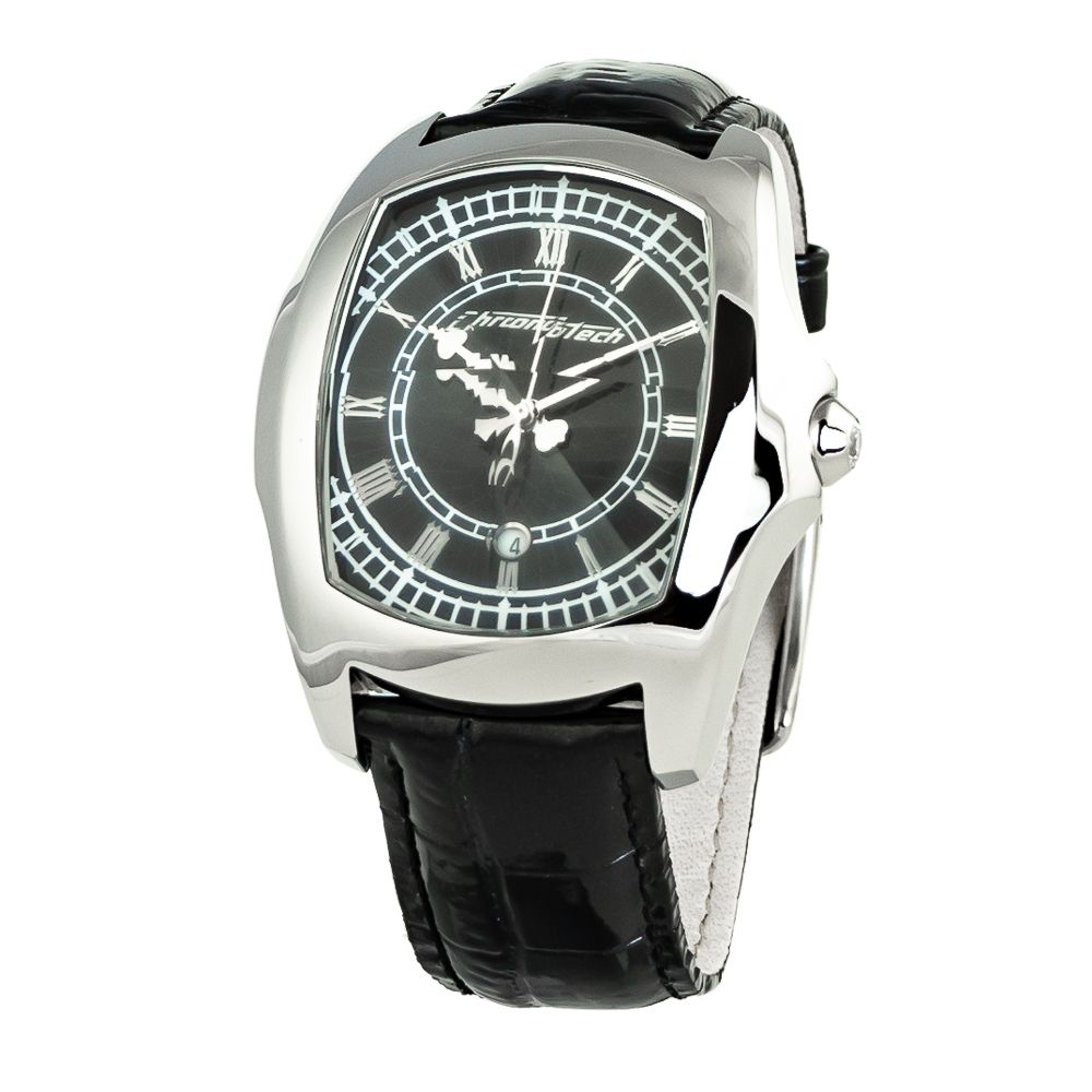 Black Leather Watch