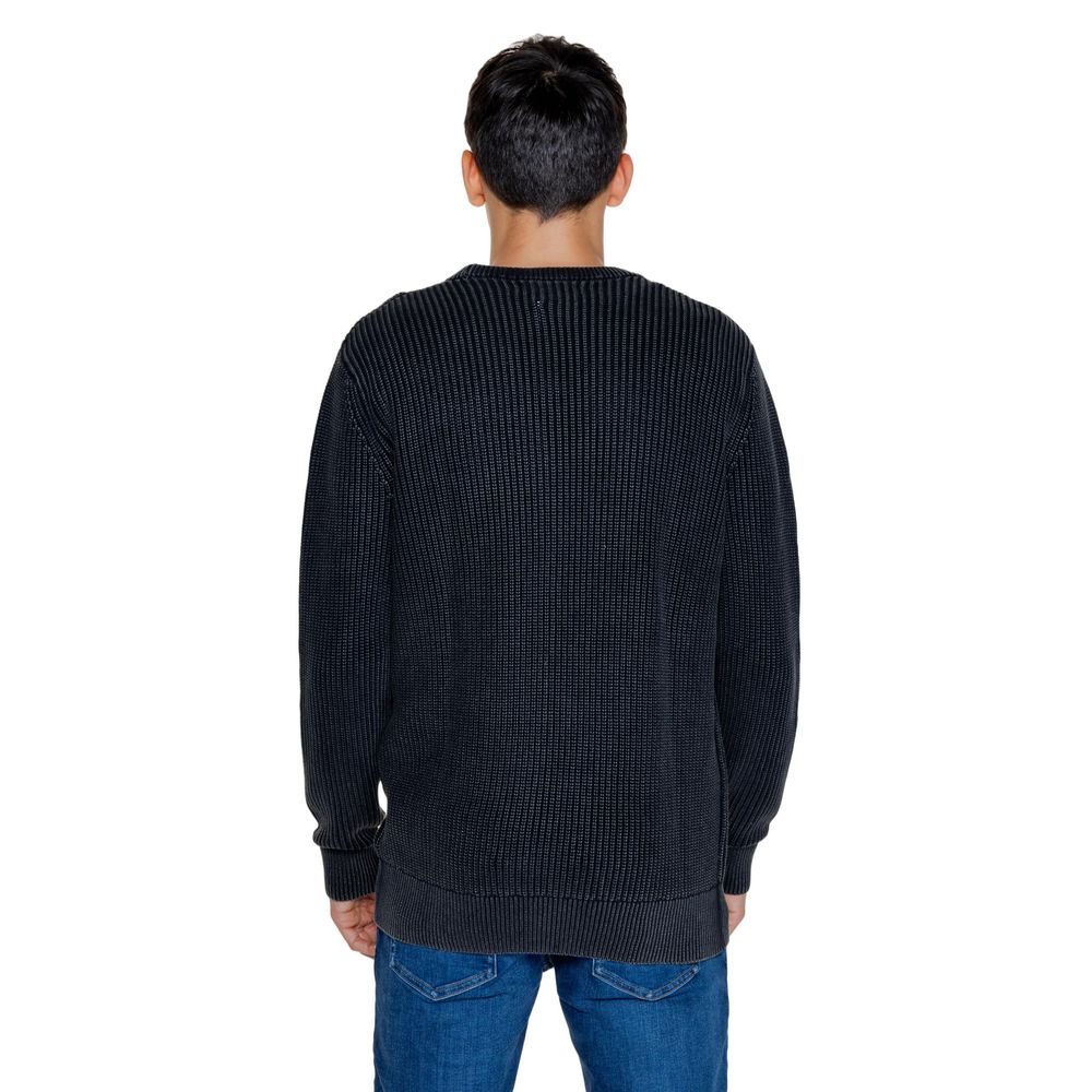 Black Cotton Sweater